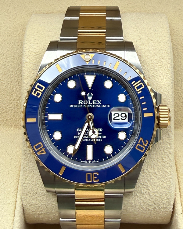 2023 Rolex Submariner Date "Bluesy" 41MM Blue Dial Two-Tone Oyster Bracelet (126613LB)