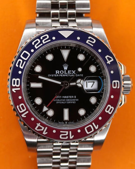 2021 Rolex GMT-Master II "Pepsi" 40MM Black Dial Jubilee Bracelet (126710BLRO)