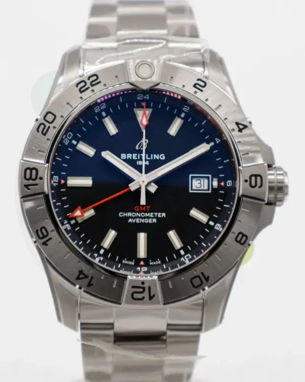 2026 Breitling Avenger 44MM Black Dial Steel Bracelet (A32320101B1A1)
