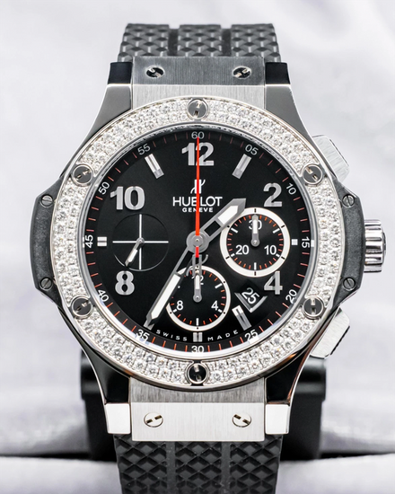 Hublot Big Bang 44MM Black Dial Rubber Strap (301.SX.130.RX.114)