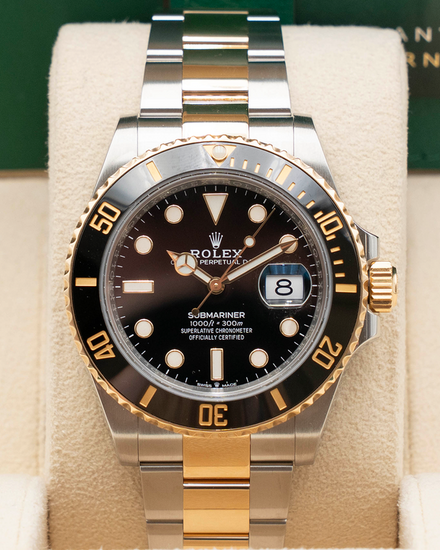 2020 Rolex Submariner Date 41MM Black Dial Two-Tone Oyster Bracelet (126613LN)