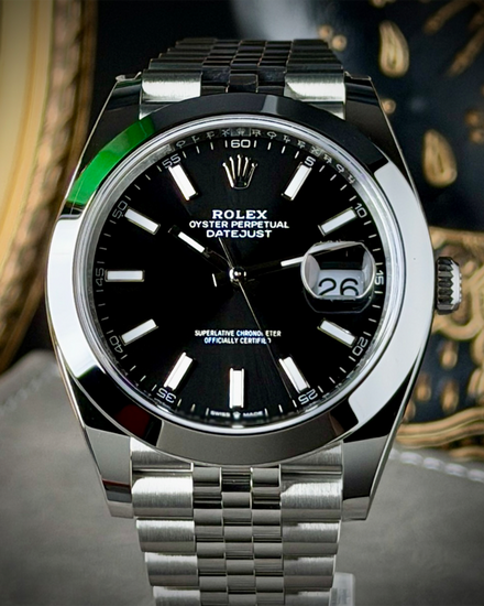 2026 Rolex Datejust 41MM Black Dial Jubilee Bracelet (126300)