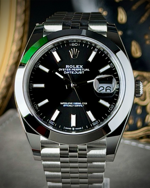 2026 Rolex Datejust 41MM Black Dial Jubilee Bracelet (126300)