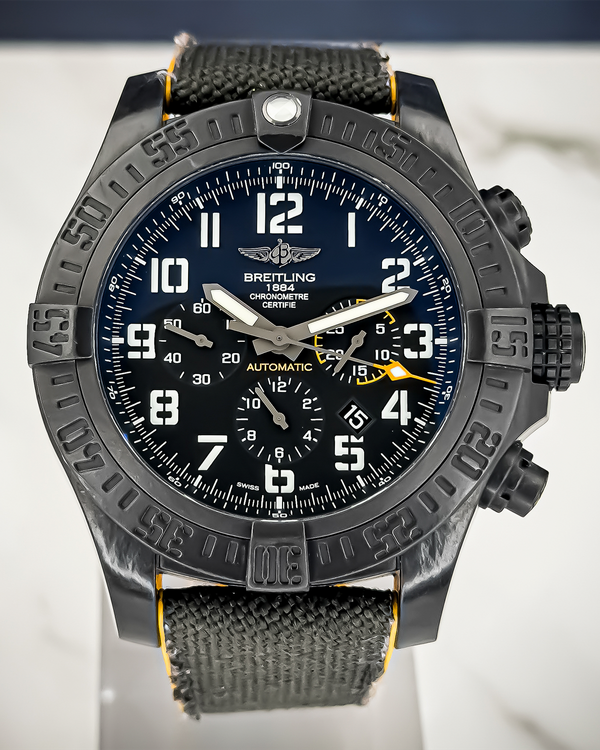 Breitling Avenger Hurricane 50MM Black Dial Textile Strap (XB0170)