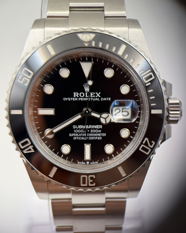 2022 Rolex Submariner Date 41MM Black Dial Oyster Strap (126610LN)