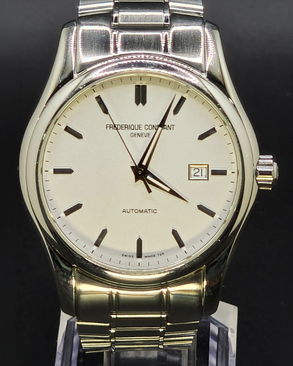 No Reserve - Frederique Constant Classics Index 40MM Silver Dial Steel Bracelet (FC-303S6B6B)