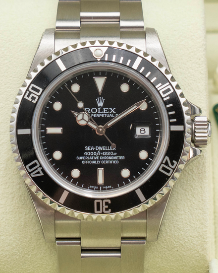 2008 Rolex Sea-Dweller 4000 40MM Black Dial Oyster Bracelet (16600)