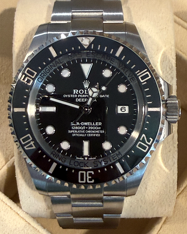 2023 Rolex Sea-Dweller Deepsea 44MM Black Dial Oyster Bracelet (136660)
