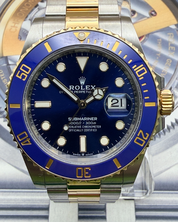 2022 Rolex Submariner Date "Bluesy" 41MM Blue Dial Two-Tone Oyster Bracelet (126613LB)