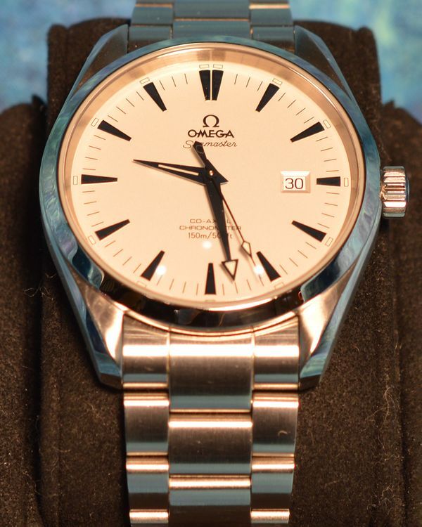 No Reserve - Omega Seamaster Aqua Terra 42.2MM White Dial Steel Bracelet (2502.33.00)