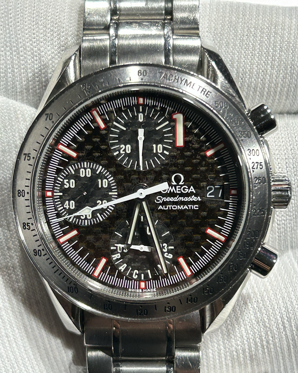 No Reserve - 2001 Omega Speedmaster "Schumacher" 39MM Black Dial Steel Bracelet (3519.50)