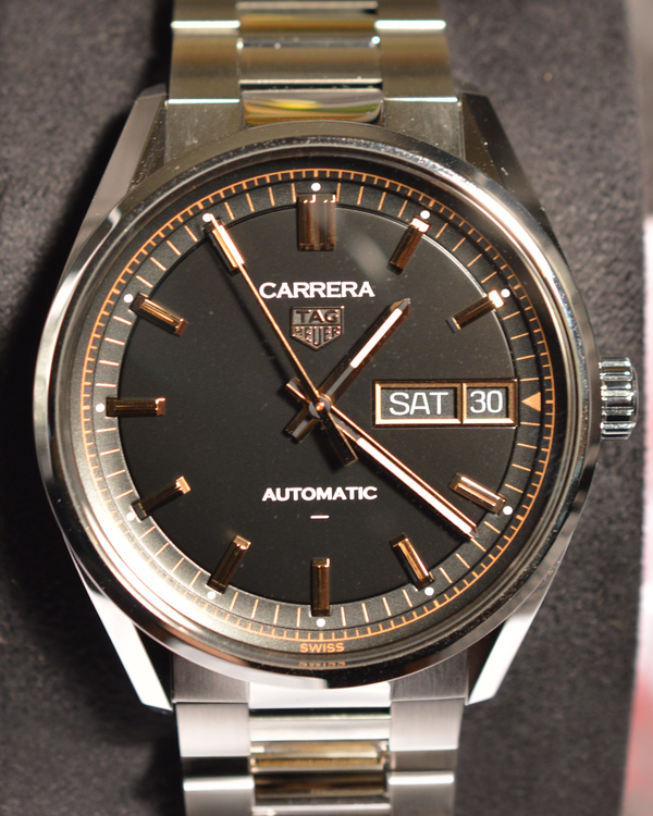 2026 Tag Heuer Carrera 41MM Black Dial Steel Bracelet (WDA2111.BA0043)