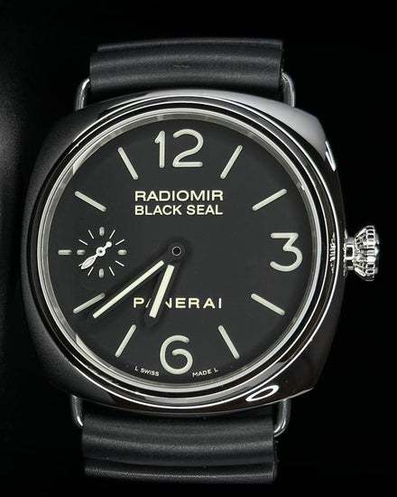 Panerai Radiomir Black Seal 45MM Black Dial Leather Strap (PAM00183)