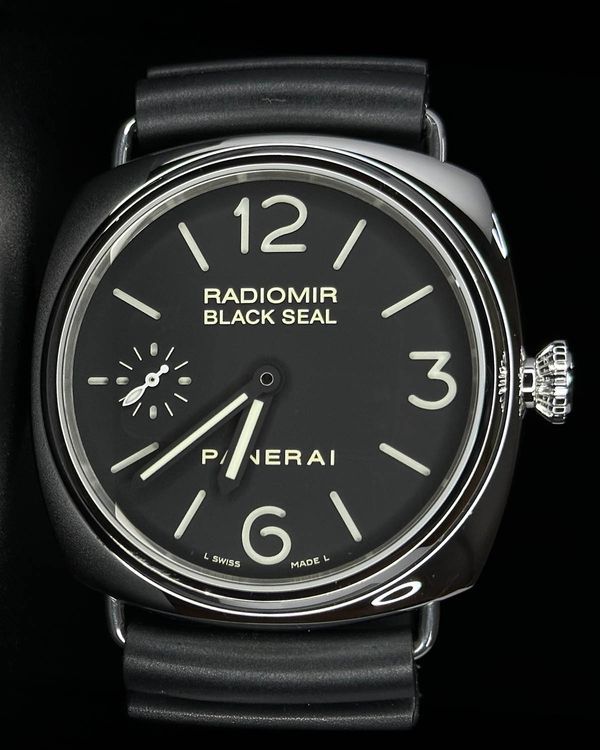 Panerai Radiomir Black Seal 45MM Black Dial Leather Strap (PAM00183)