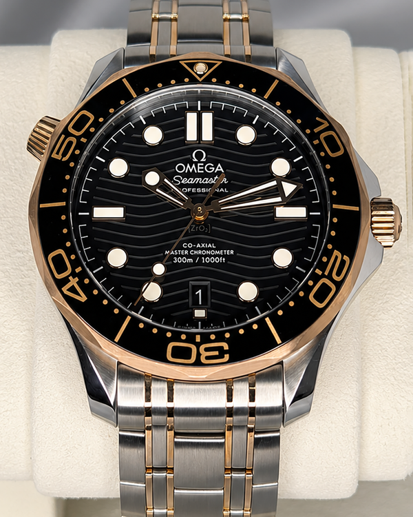 2020 Omega Seamaster Diver 300M 42MM Black Dial Steel Bracelet (210.20.42.20.01.001)