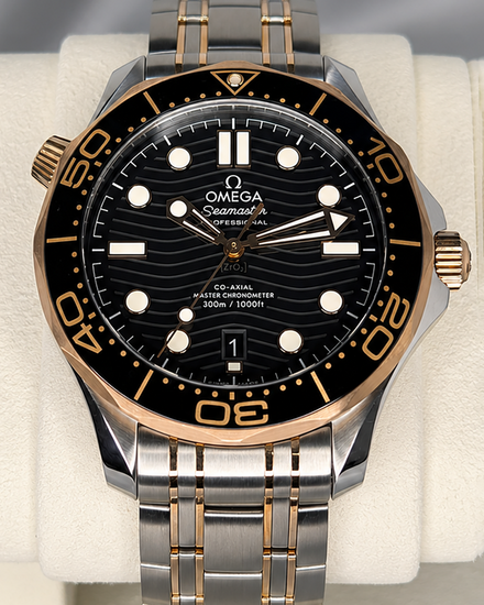 2020 Omega Seamaster Diver 300M 42MM Black Dial Steel Bracelet (210.20.42.20.01.001)