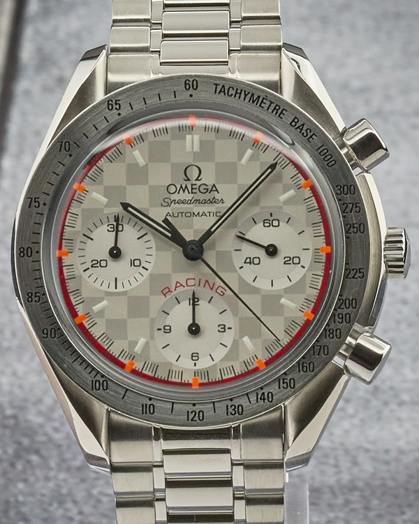 Omega Speedmaster Racing 39MM Silver Dial Steel Bracelet (3517.30.00)