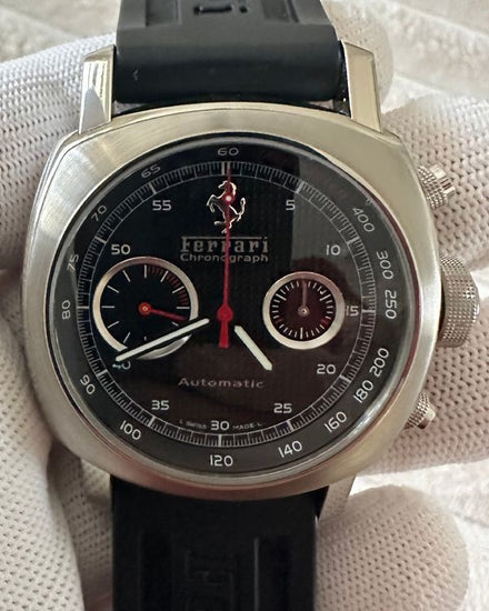 2006 Panerai Ferrari 45MM Black Dial Rubber Strap (FER00004)