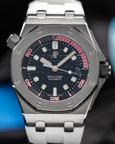 2026 Audemars Piguet Royal Oak Offshore Diver 42MM Black Dial Rubber Strap (15720ST.OO.A010CA.01)
