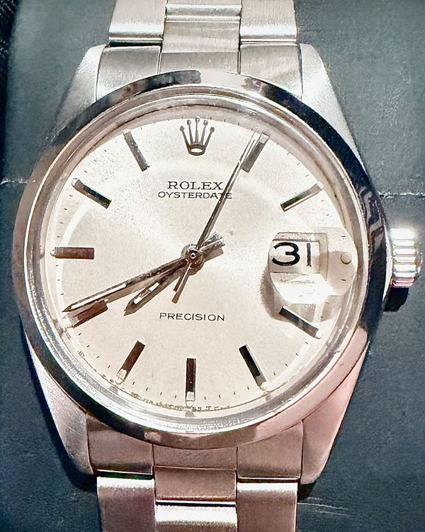 1969 Rolex Oyster Precision Date 34MM Silver Dial Oyster Bracelet (6694)