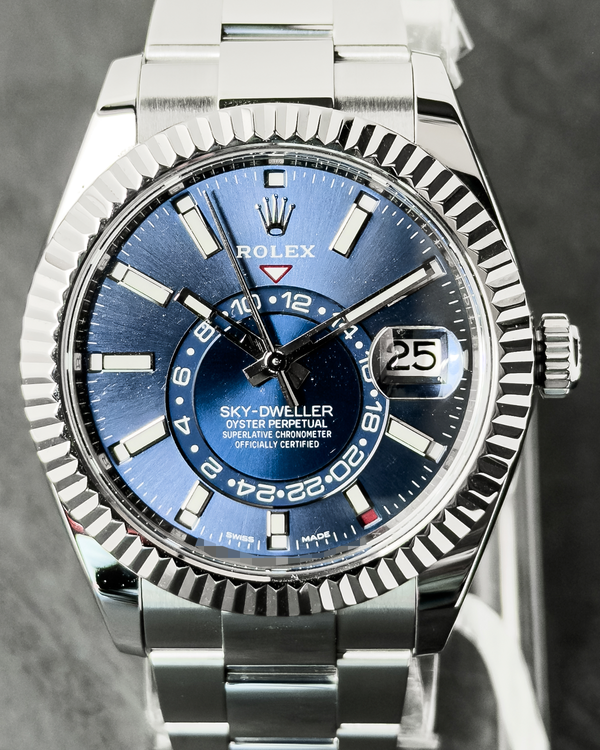 2020 Rolex Sky-Dweller 42MM Blue Dial Oyster Bracelet (326934)