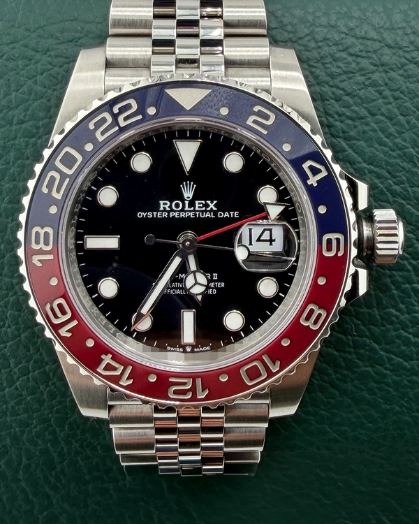 2025 Rolex GMT-Master II "Pepsi" 40MM Black Dial Jubilee Bracelet (126710BLRO)
