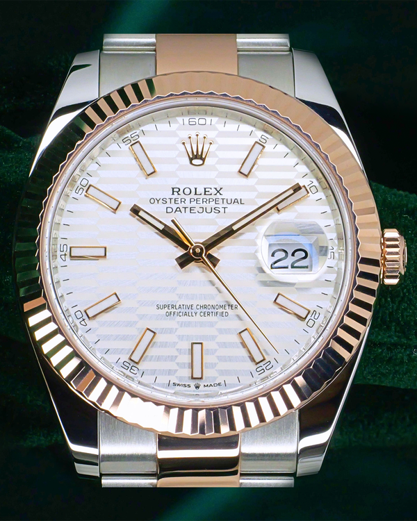 Rolex Datejust 41MM Slate Dial Two-Tone Oyster Bracelet (126331)
