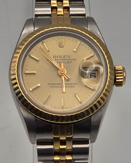 1983 Rolex Lady-Datejust 26MM Champagne Dial Two-Tone Jubilee Bracelet (69173)