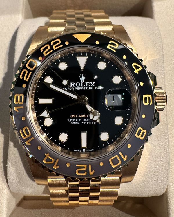 2025 Rolex GMT-Master II “Zombie” 40MM Black Dial Yellow Gold Jubilee Bracelet (126718GRNR