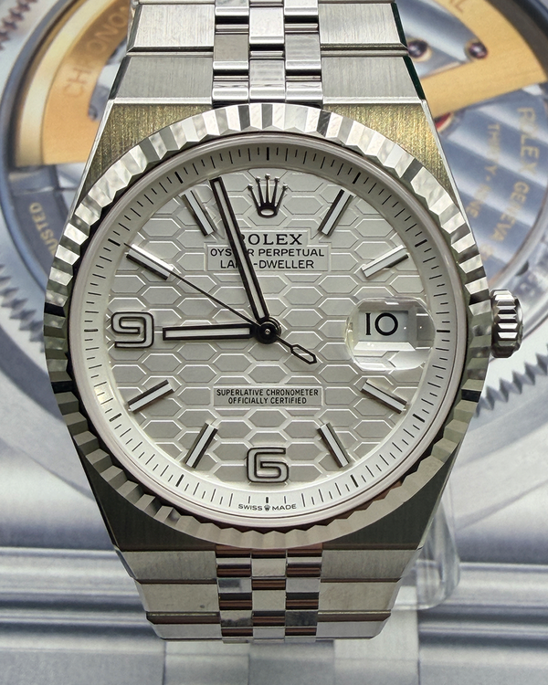 2026 Rolex Land-Dweller 40MM White Dial Flat Jubilee Bracelet (127334)
