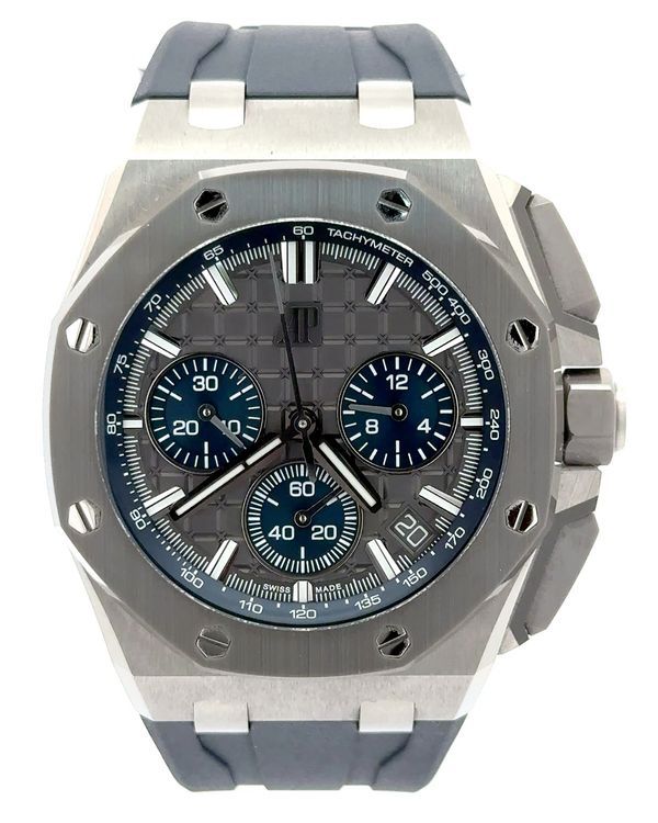 Audemars Piguet Royal Oak Offshore Chronograph 43MM Grey Dial Rubber Strap (26420IO.OO.A009CA.01)