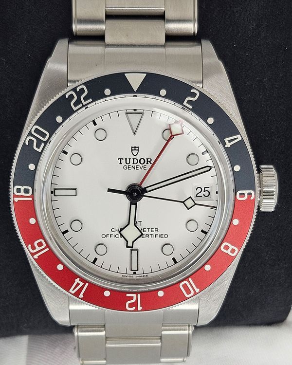 2023 Tudor Black Bay GMT "Pepsi" 41MM White Dial Steel Bracelet (M79830RB)