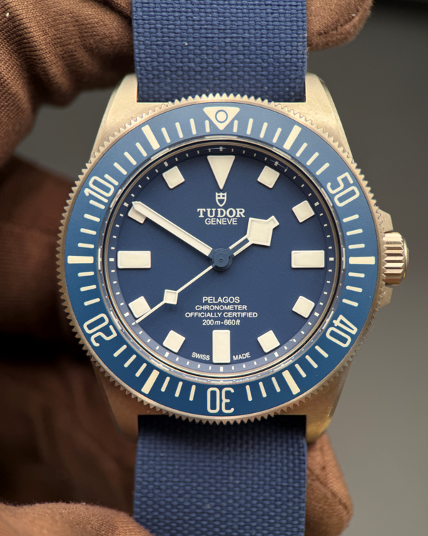 2022 Tudor Pelagos FXD 42MM Blue Dial Textile Strap (25707B)