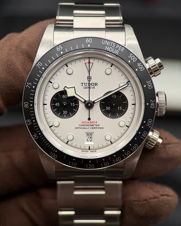 2024 Tudor Black Bay Chrono "Panda" 41MM White Dial Steel Bracelet (79360N)