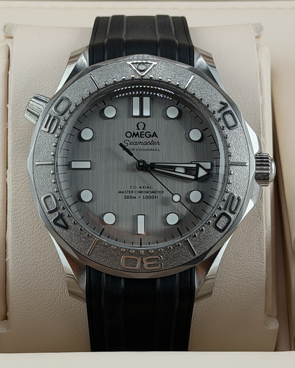 2025 Omega Seamaster 300 41MM Grey Dial Rubber Strap (21032422006002)