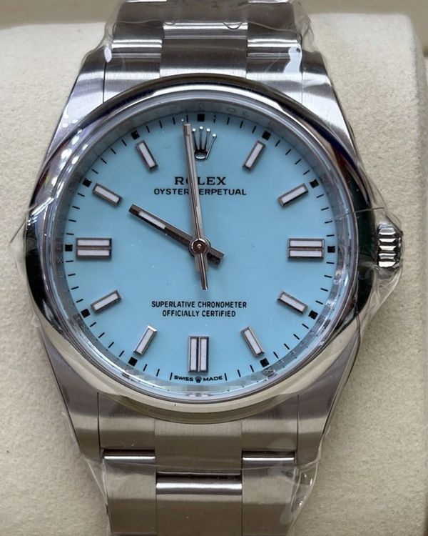 2025 Rolex Oyster Perpetual 36MM "Tiffany" Blue Dial Oyster Bracelet (126000)