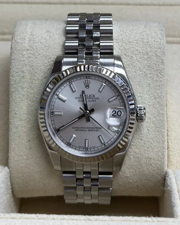 2007 Rolex Datejust 31MM Silver Dial Jubilee Bracelet (178274)