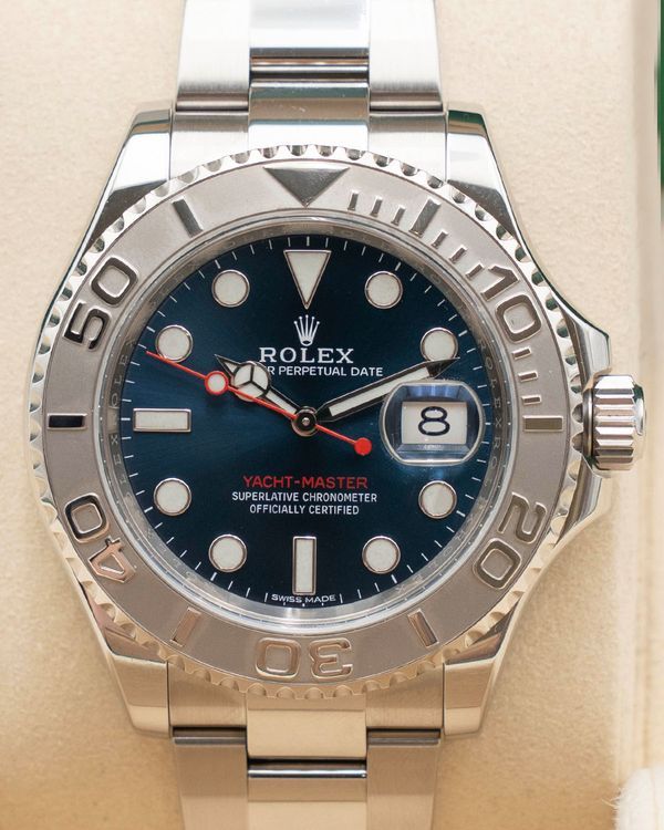 2018 Rolex Yacht-Master 40MM Blue Dial Steel Bracelet (116622)