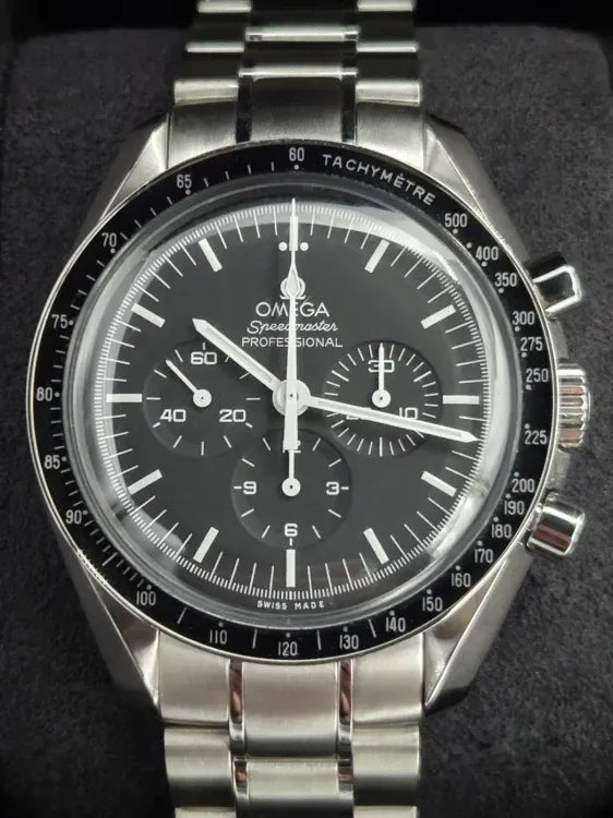 2018 Omega Speedmaster Professional Moonwatch 42MM Black Dial Steel Bracelet (311.33.42.30.01.001)
