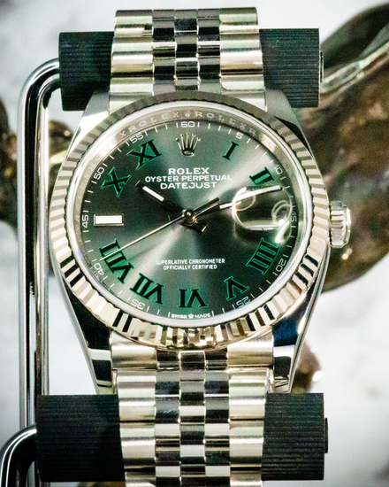 2025 Rolex Datejust "Wimbledon" 36MM Slate Dial Jubilee Bracelet (126234)