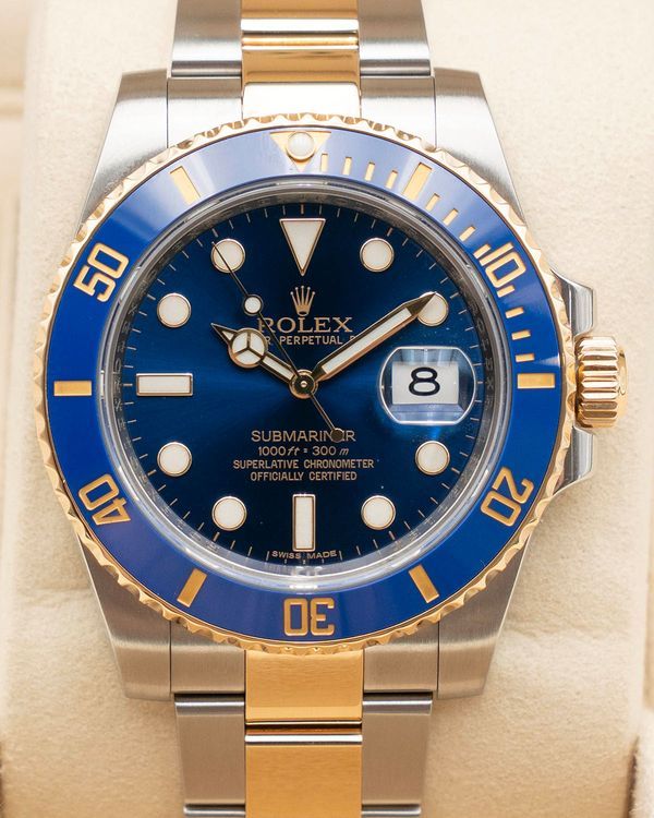 Rolex Submariner Date "Bluesy" 40MM Blue Dial Two-Tone Oyster Bracelet (116613LB)