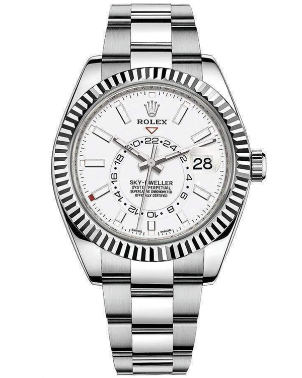 2019 Rolex Sky-Dweller 42MM White Dial Oyster Bracelet (326934)