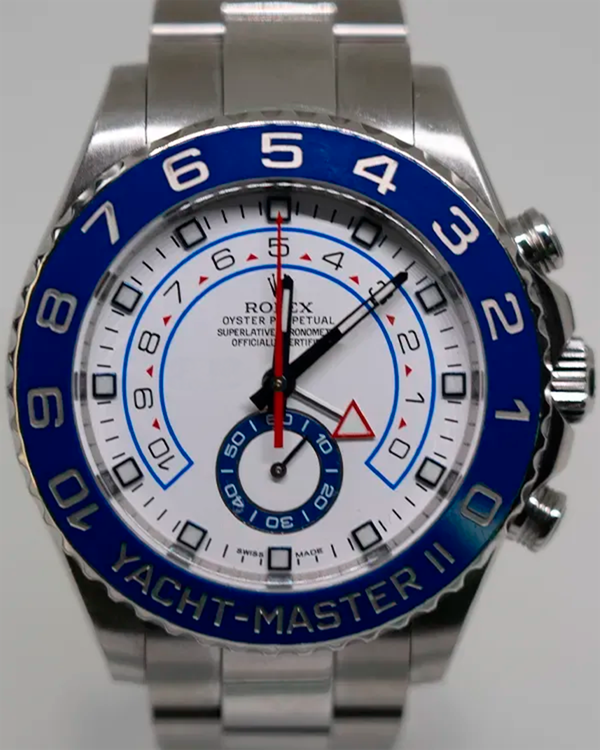 2013 Rolex Yacht-Master II 44MM White Dial Oyster Bracelet (116680)