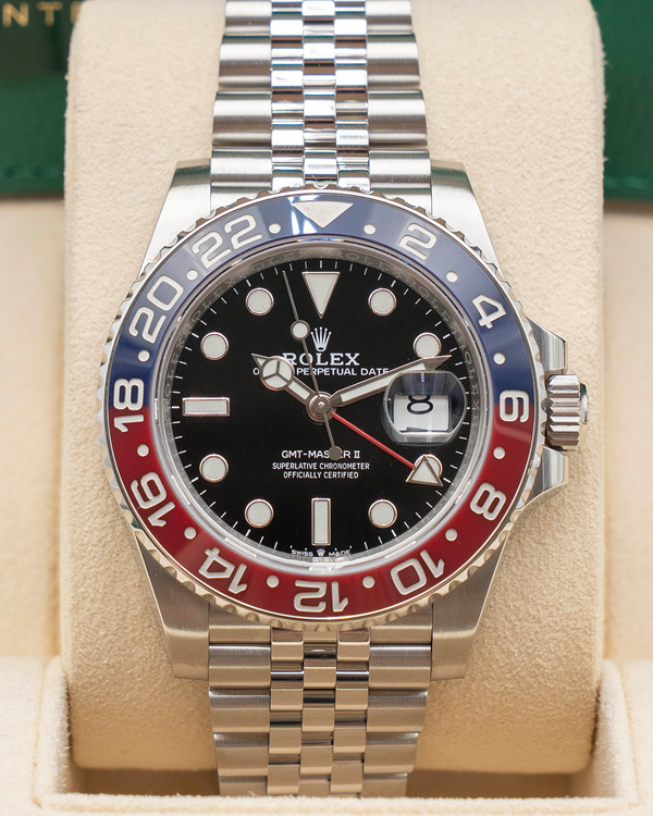 2022 Rolex GMT-Master II "Pepsi" 40MM Black Dial Jubilee Bracelet (126710BLRO)