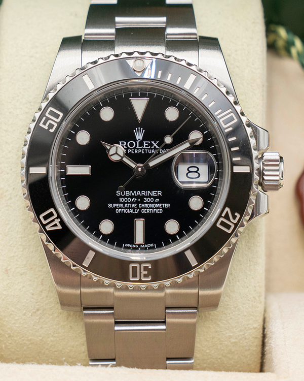 Rolex Submariner Date 40MM Black Dial Oyster Bracelet (116610LN)