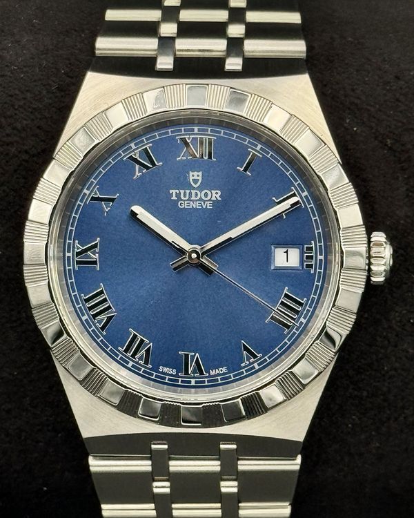 2021 Tudor Royal 38MM Blue Dial Steel Bracelet (28500)