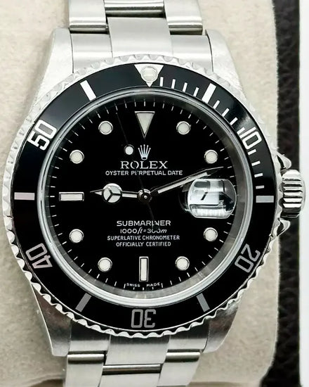 2005 Rolex Submariner Date 40MM Black Dial Oyster Bracelet (16610)