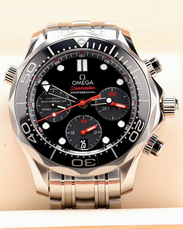 2024 Omega Seamaster Diver 300M 41.5MM Black Dial Steel Bracelet (212.30.42.50.01.001)