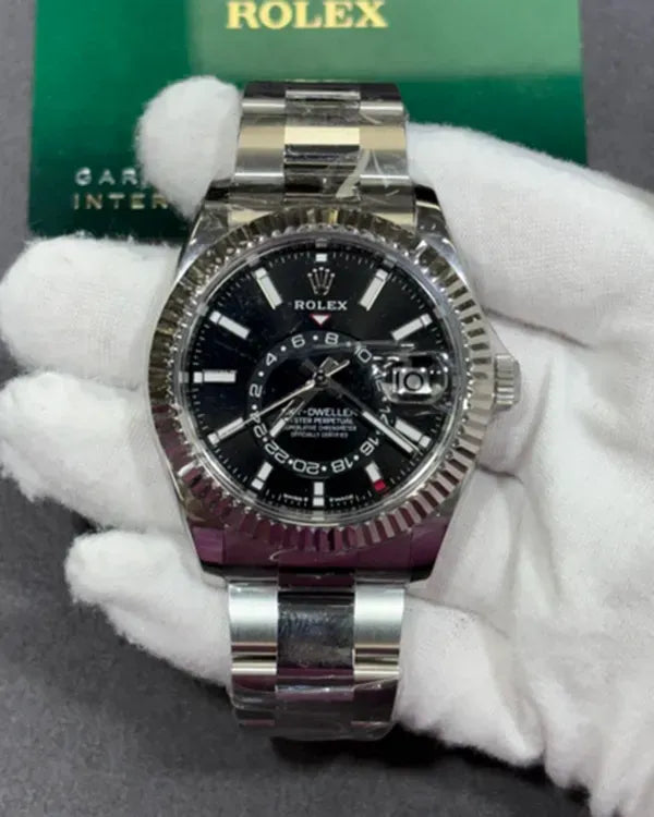 2025 Rolex Sky-Dweller 42MM Black Dial Oyster Bracelet (336934)