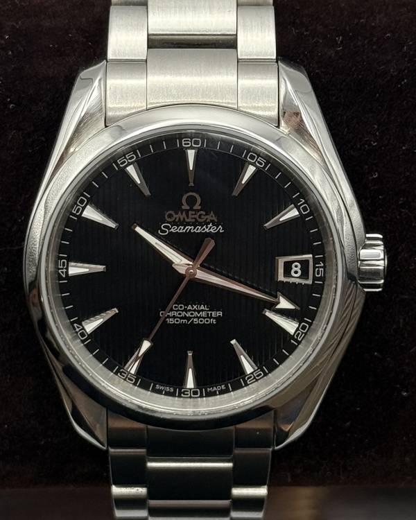 2019 Omega Seamaster Aqua Terra 38.5MM Black Dial Steel Bracelet (231.10.39.21.01.001)